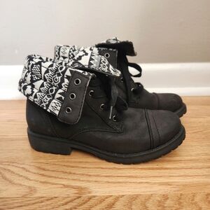 Roxy Girls Ankle / Combat Lace Up Boots